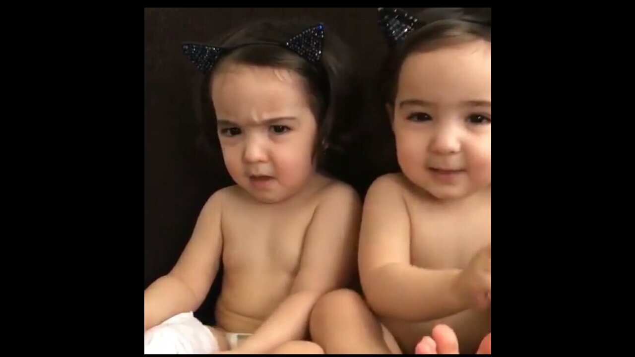 cute baby twins