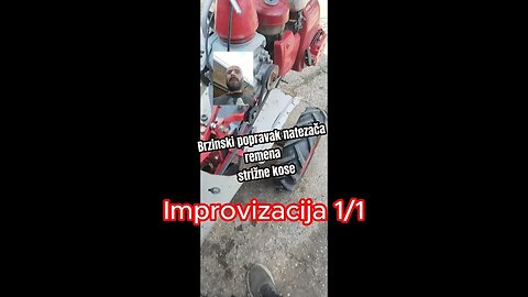 Popravak natezača remena strižne kose