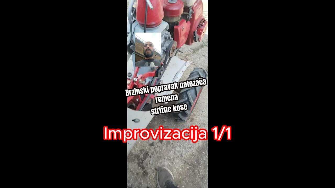 Popravak natezača remena strižne kose