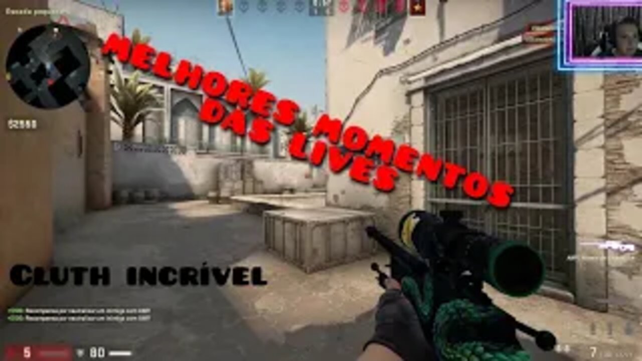 MELHORES JOGADAS DAS LIVES #1 - Counter Strike