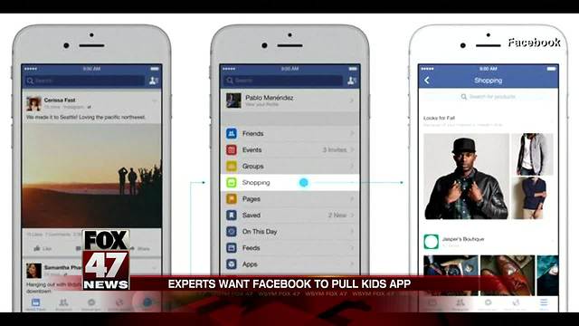 Child experts: Just say 'no' to Facebook's kids app