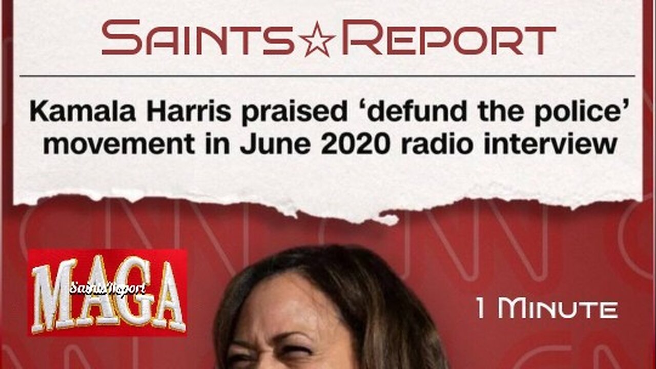 2927. Kamala: "DEFUND THE POLICE"