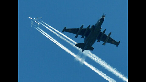 Ukrainian Su-25 Strikes at Russian positions over Kherson Oblast.