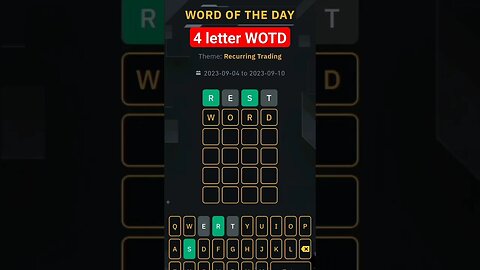 4 letter word of the day binance today #binancewodlanswer