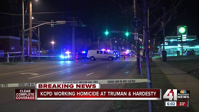 Police investigate shooting death of man found in car at Truman and Hardesty