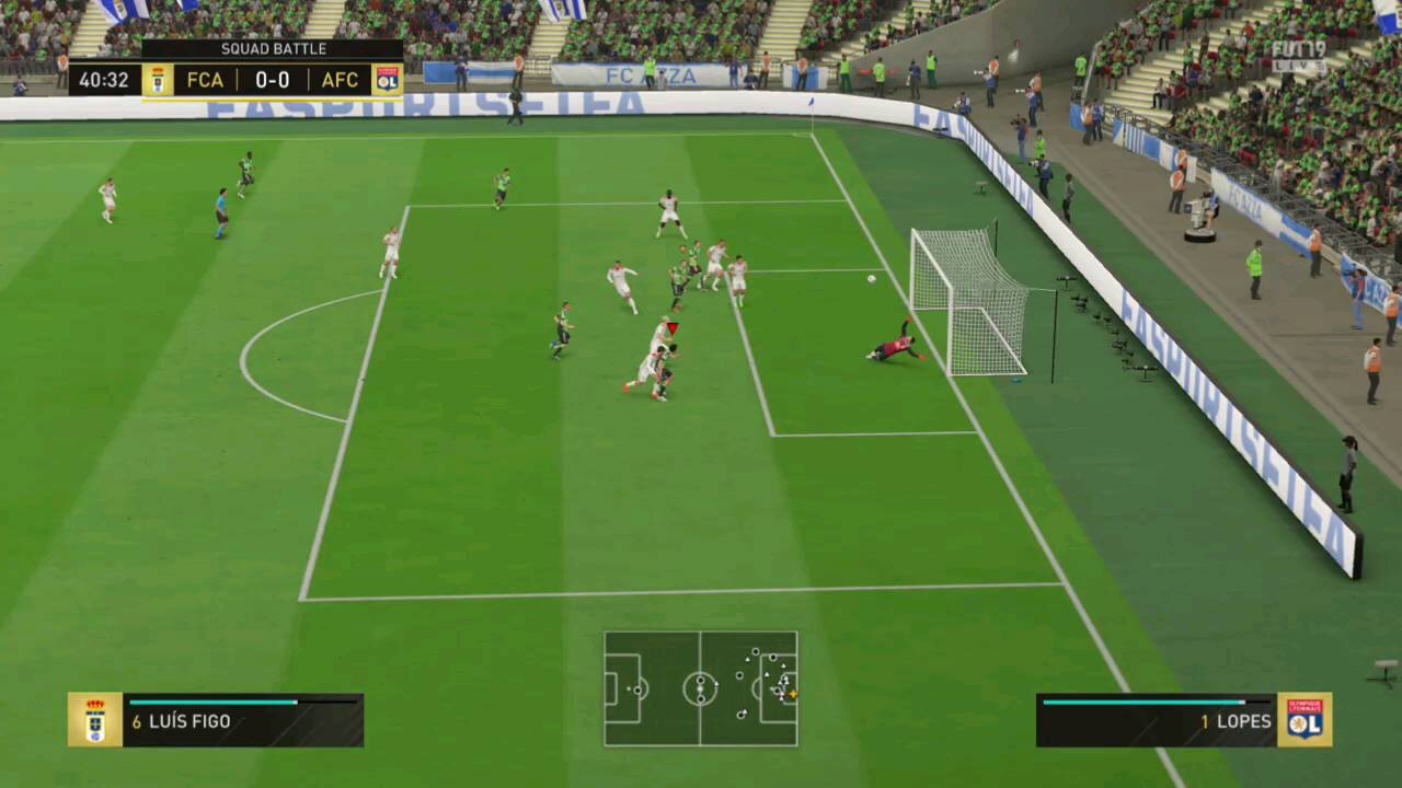 Fifa FUT Squad Battles - Back to back misses. Fifa game AI sucks.