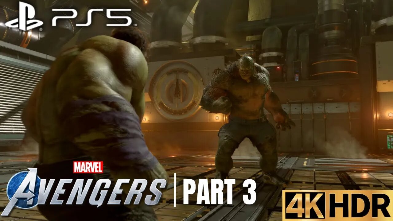 The Abomination | Marvel's Avengers Gameplay Walkthrough Part 3 | PS5, PS4 | 4K HDR (No Commentary)