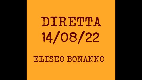 DIRETTA DEL 14-08-2022