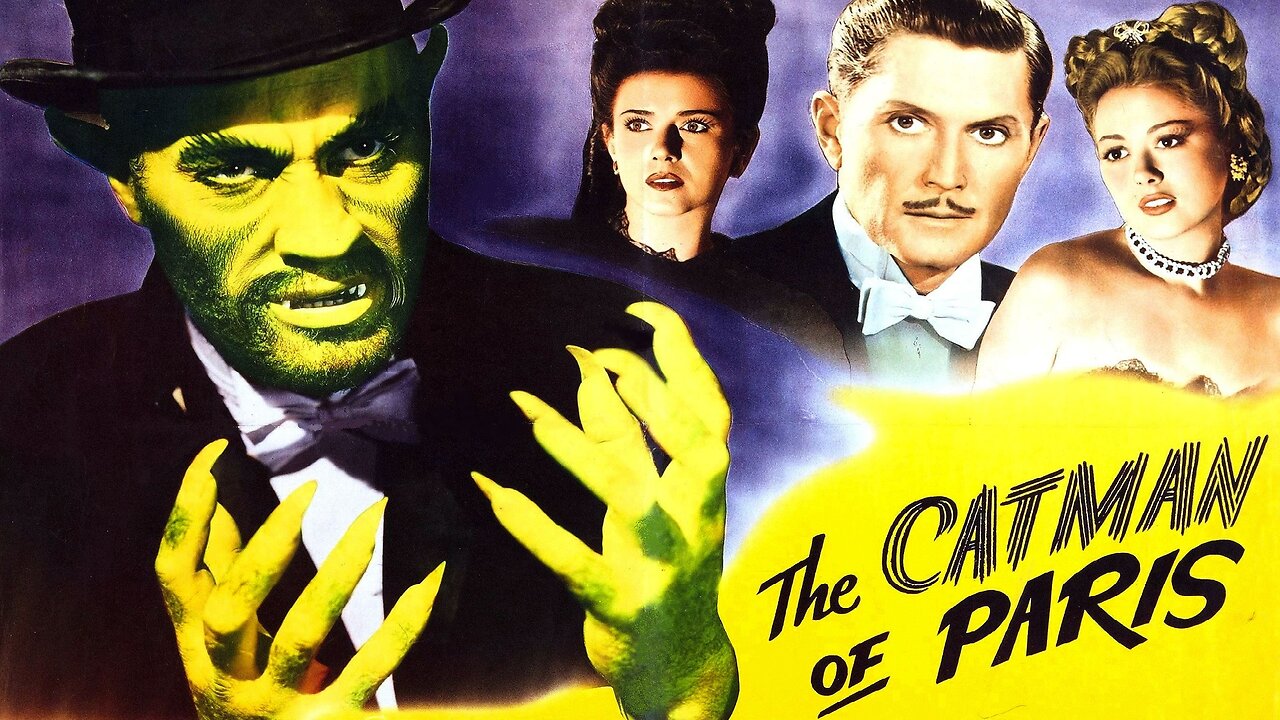 The Catman Of Paris (1946) Carl Esmond, Lenore Aubert, Adele Mara