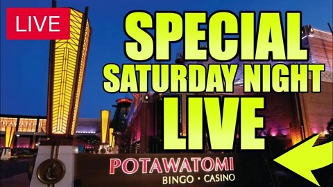 🔴 SPECIAL SATURDAY LIVESTREAM! High Limit Slot Play from Potawatomi Casino!