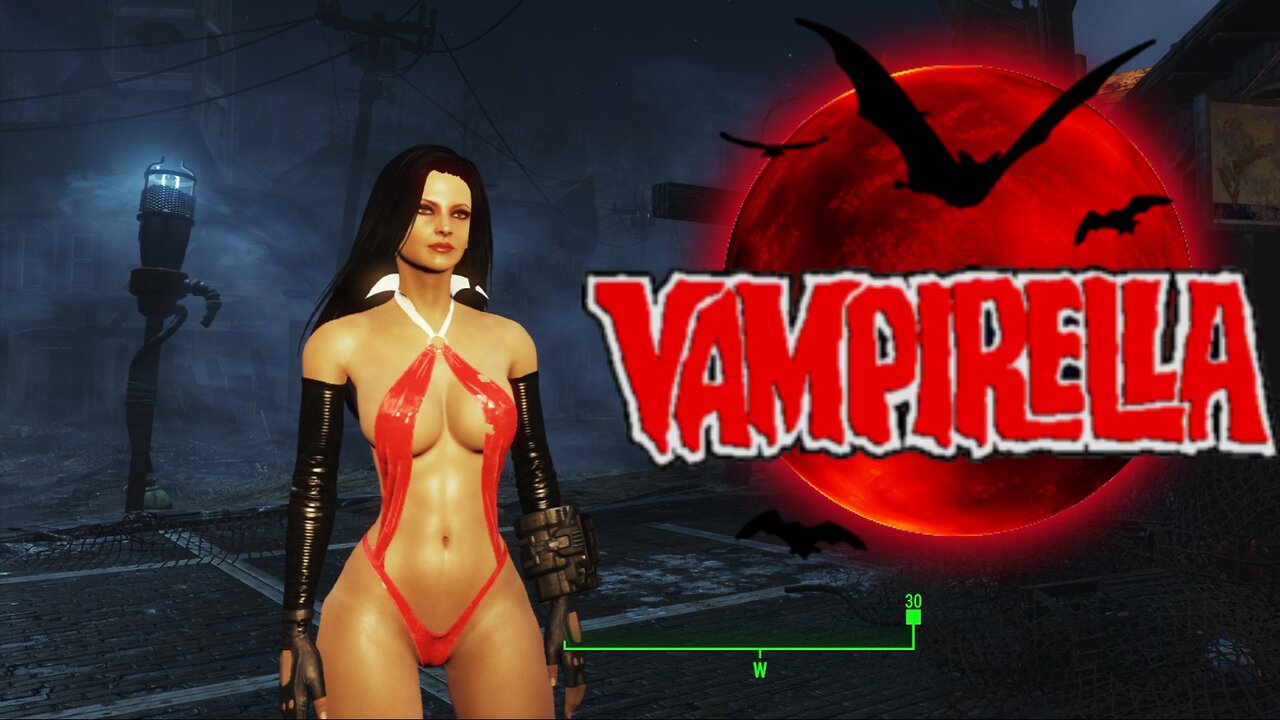 FALLOUT 4: VAMPIRELLA (Gameplay - Commentary)