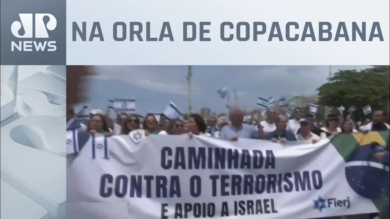 Rio de Janeiro tem protestos em apoio ao povo de Israel