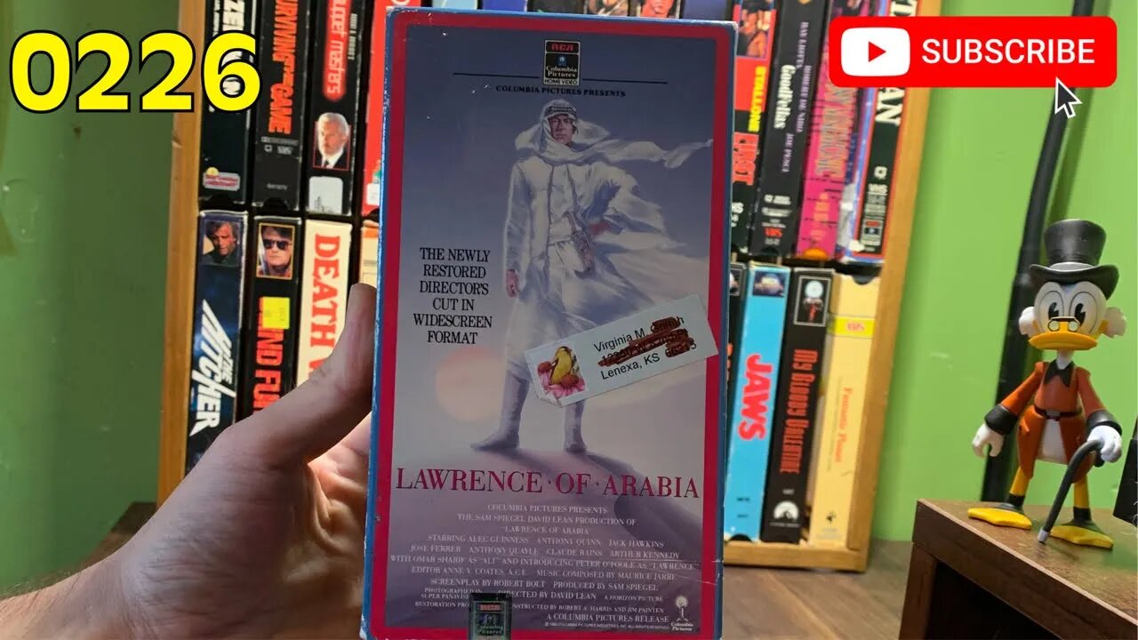 [0226] LAWRENCE OF ARABIA (1952) VHS INSPECT [#lawrenceofarabia #lawrenceofarabiaVHS]