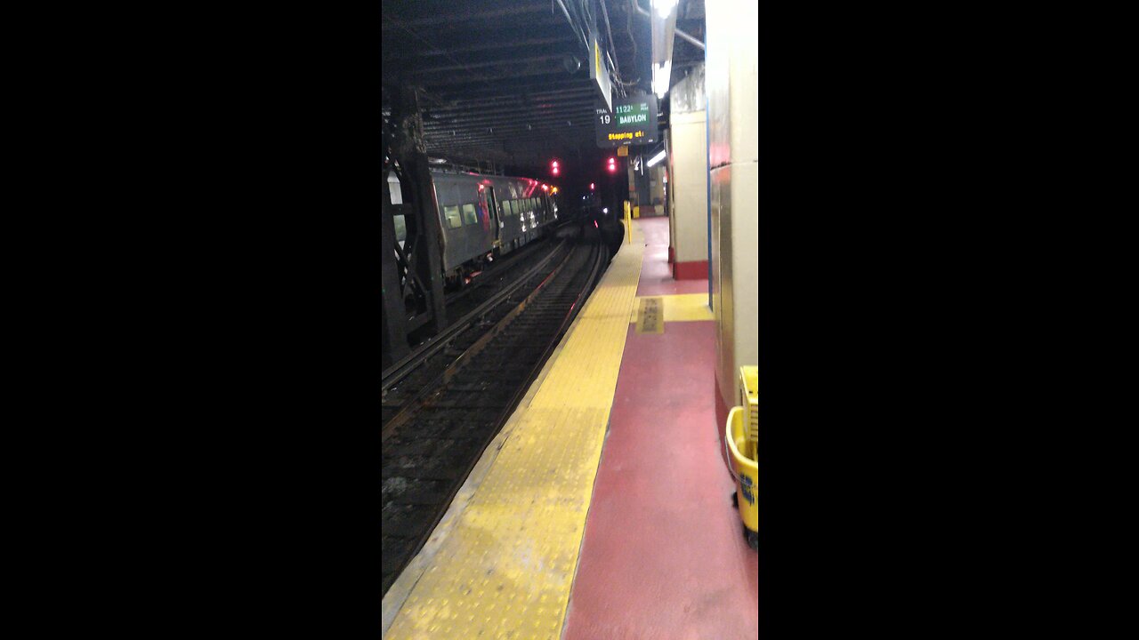 Penn station New York platform compilation