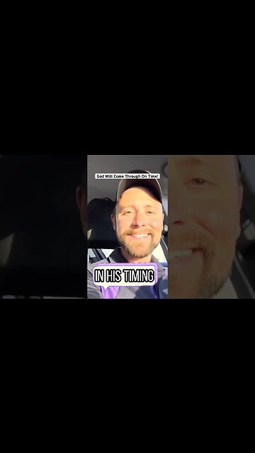 God will come through on time!