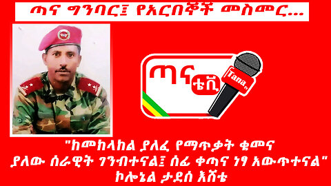 ጣና ግንባር፤ የአርበኞች መስመር… "ከመከላከል ያለፈ የማጥቃት ቁመና ያለው ሰራዊት ገንብተናል፤ ሰፊ ቀጣና ነፃ አውጥተናል" ኮሎኔል ታደሰ እሸቴ