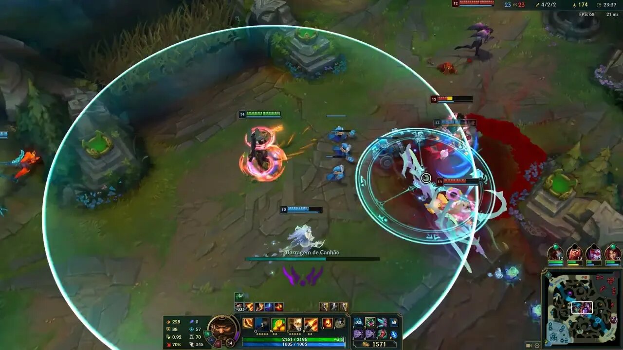 Recursive triple barrel combo | AC 136
