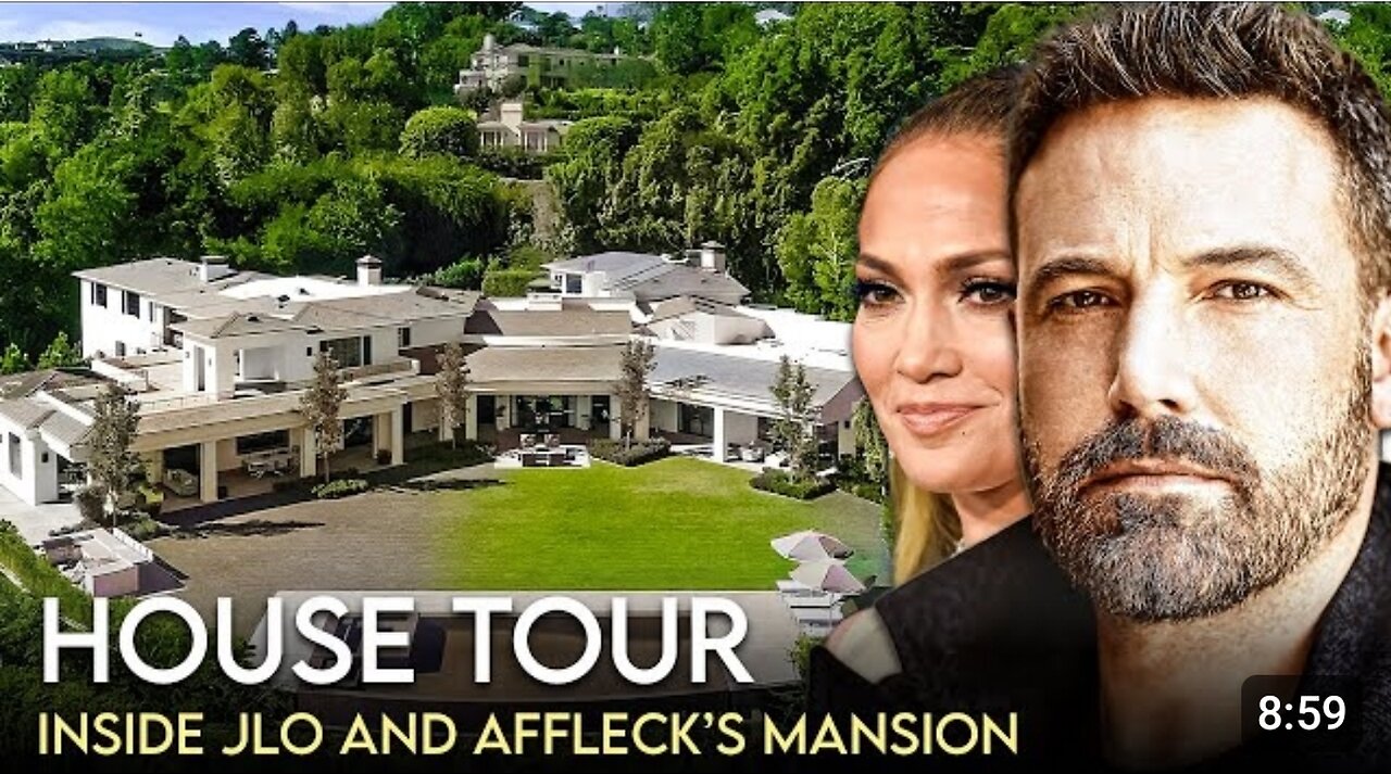 Jennifer Lopez & Ben Affleck _ House Tour _ $50 Million Bel Air Mansion & More