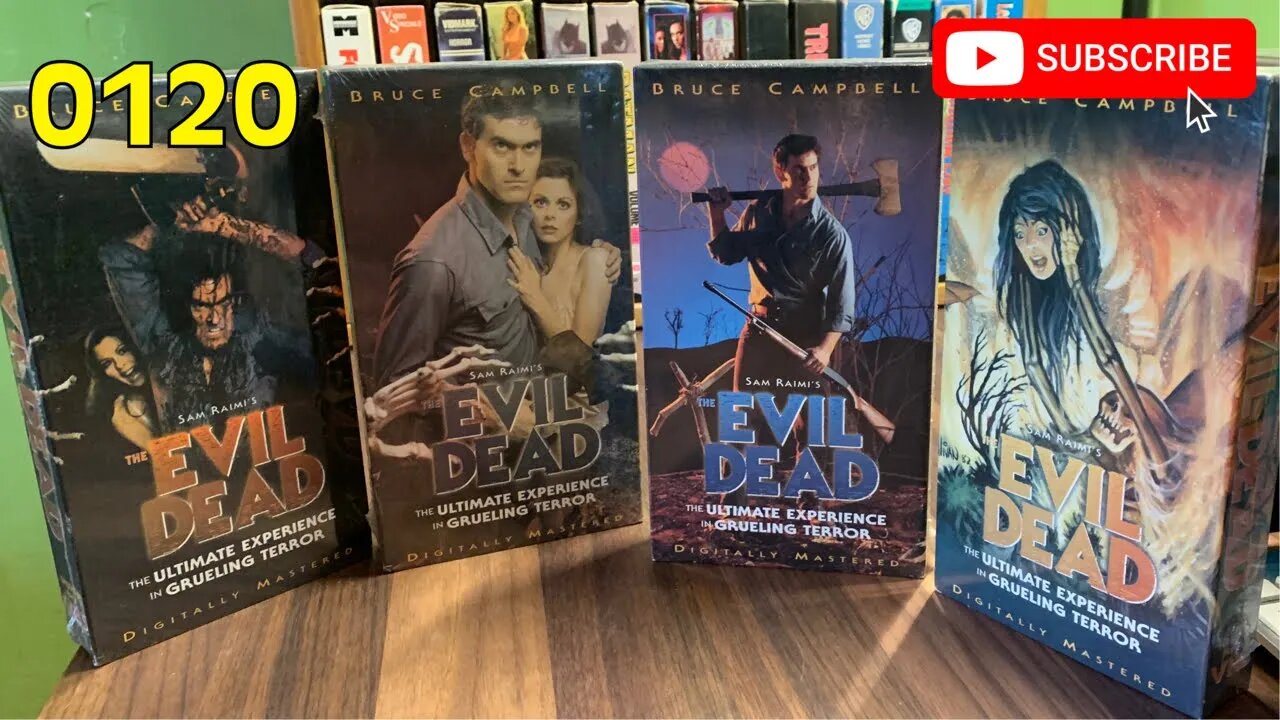 [0120] THE EVIL DEAD Collection (1981) VHS [INSPECT] [#theevildead #evildeadVHS #theevildeadVHS]