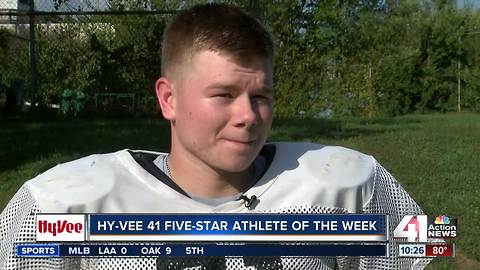 Maranatha Christian Academy's Nate Burdette is Hy-Vee Athlete of the Week