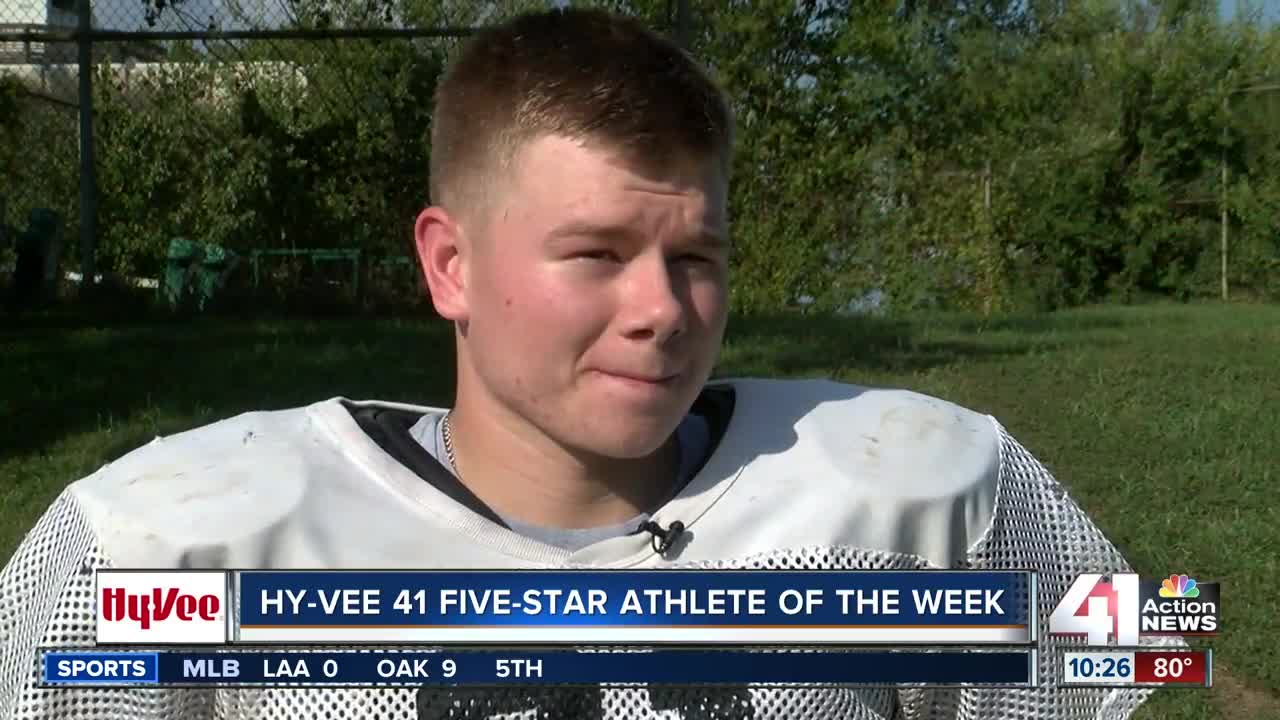 Maranatha Christian Academy's Nate Burdette is Hy-Vee Athlete of the Week