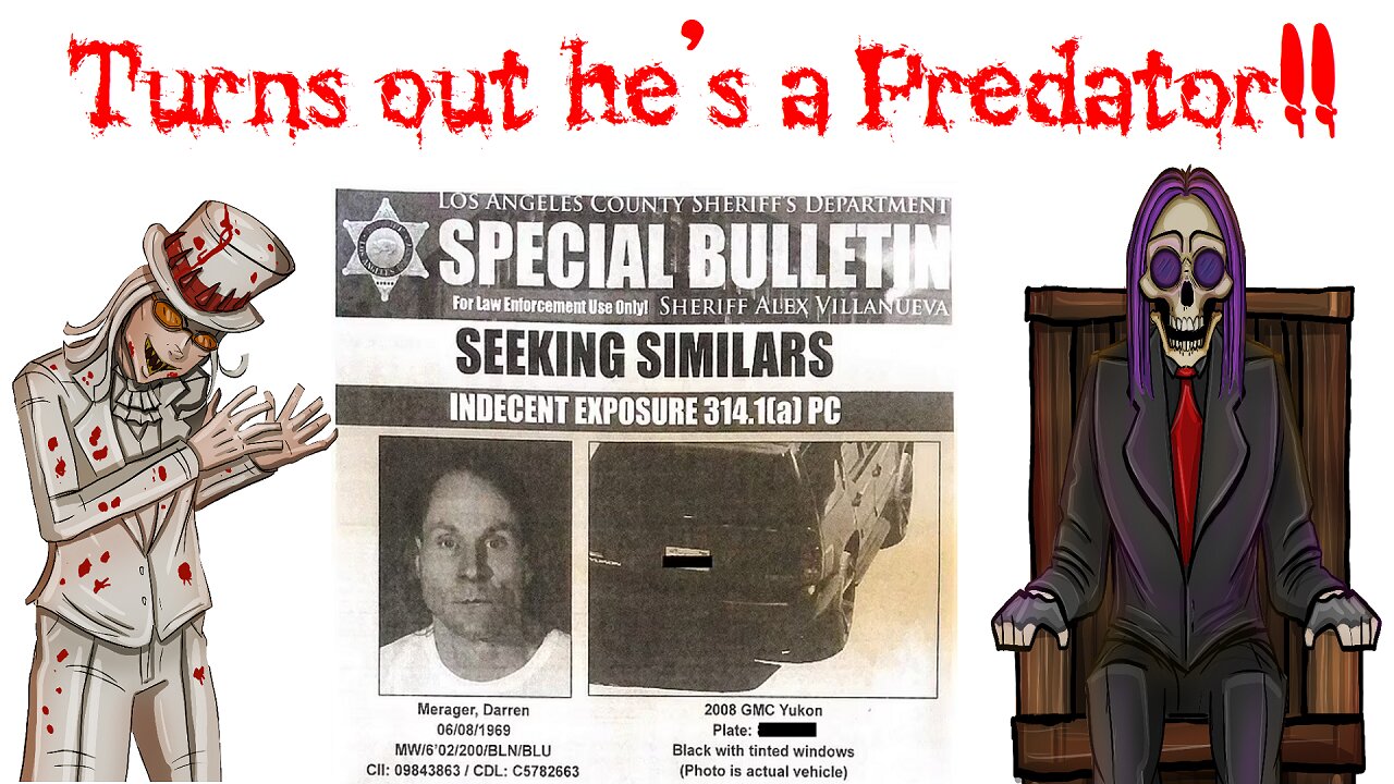 TURNS OUT HE'S A PREDATOR!!! (The Wi Spa saga continues!)