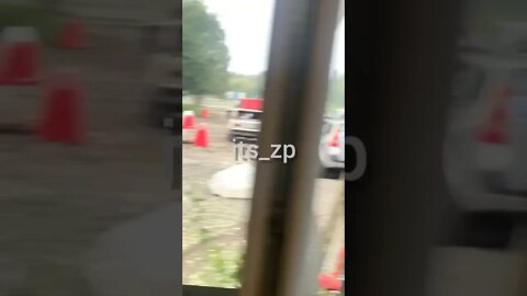 Ukrainian fascists fired at a queue of cars in Zaporozhye, 18 people were killed+