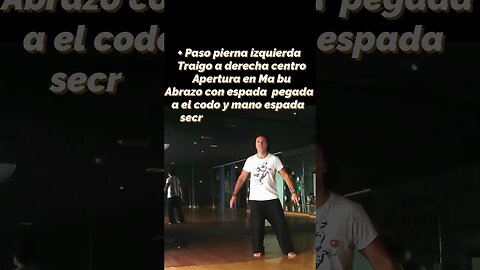 Tai chi Espada 5 secciones Apertura espada de Taiji + 3 anillos envuelven la luna + Osa mayor