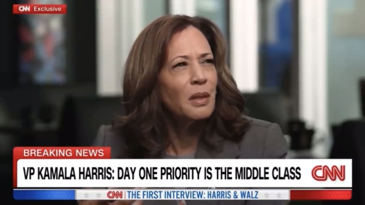 Kamala Harris (Tim Walz) 1st Interview with CNN (08/29/24) FULL INTERVIEW