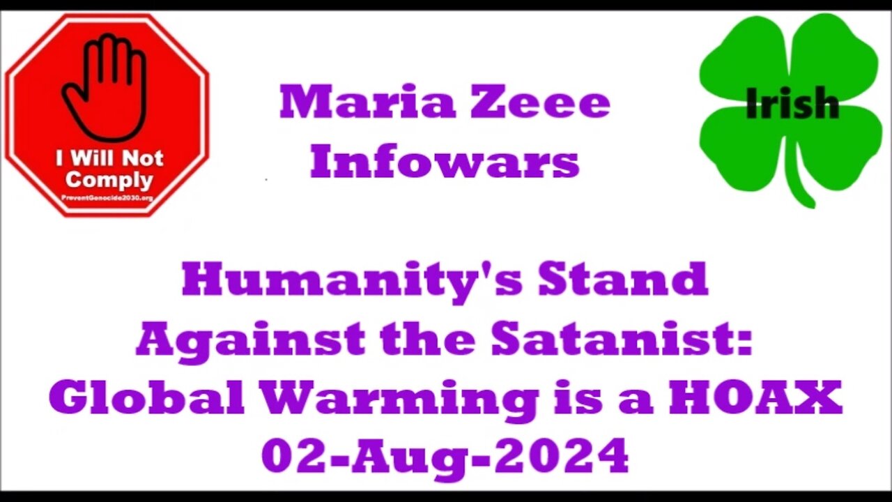 Maria Zeee on Infowars Humanity's Stand Against the Satanists 02-Aug-2024