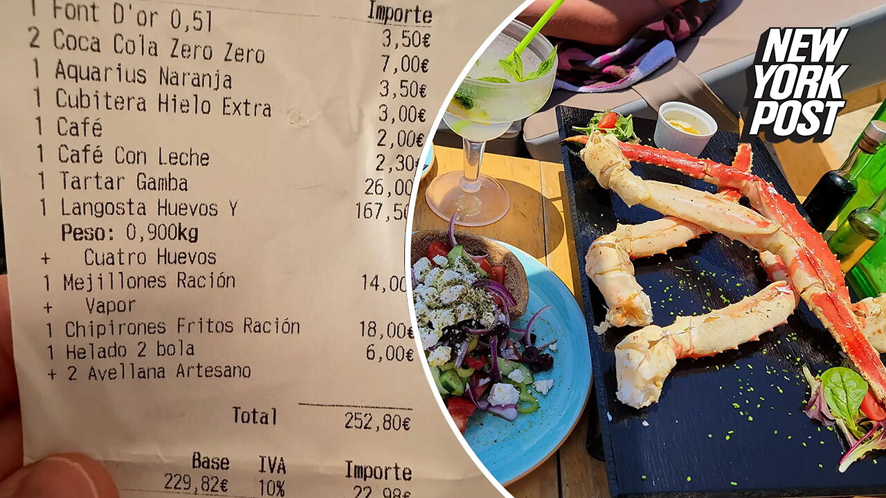 Customer stunned to find this petty fee on his $270 restaurant bill — it was extremely out of place