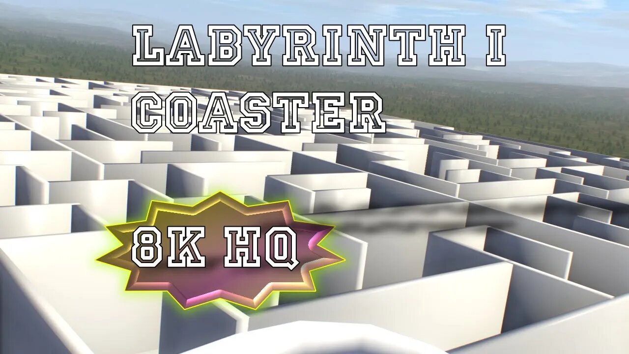 Labyrinth Coaster [NoLimits2] [8K]