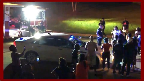 Arsonists Starts Multiple Fires in SC A Lone Officer Protects The Firefighters - 2114
