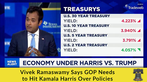 Vivek Ramaswamy Says GOP Needs to Hit Kamala Harris Over Policies