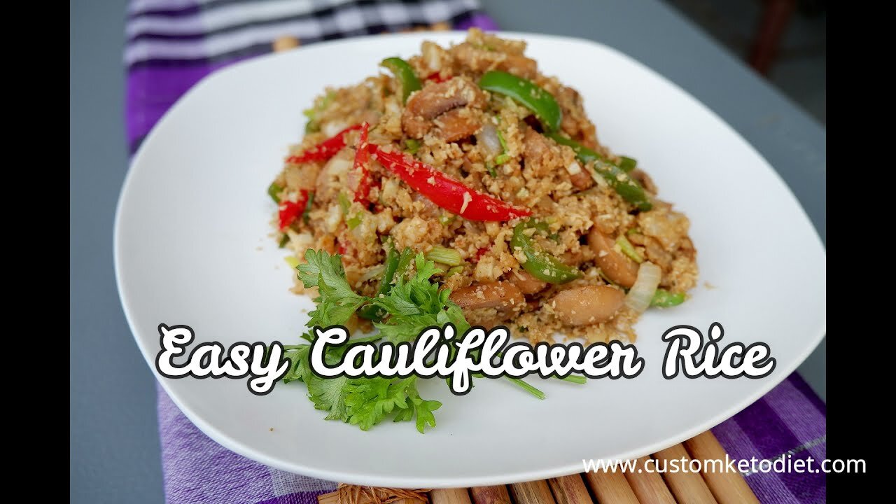 Keto Diet Plan | Keto Diet Recipes | Keto Easy Cauliflower Rice