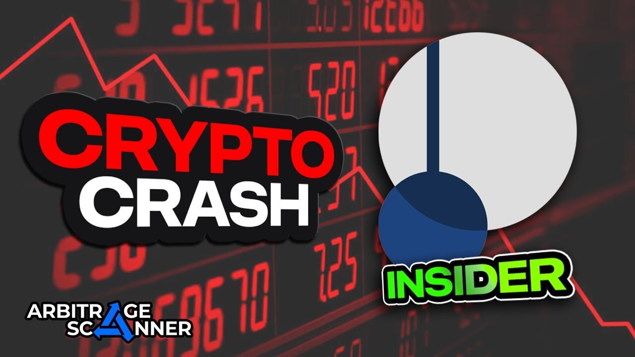 Crypto Crash | How to make profit from insiders