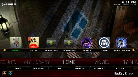 Aspire Build - I rate this Fully Loaded Build to be one of the very best Kodi build out there