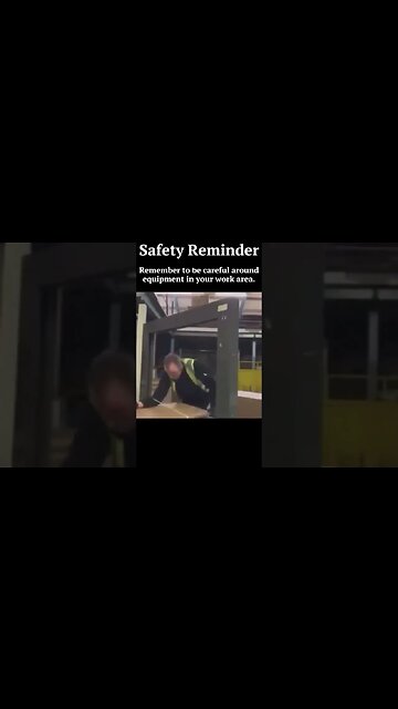 Remember To Be Safe In Your Work Area #shorts