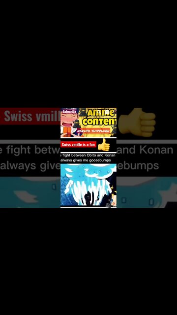 Fight between. Obito and konan is legendary #anime #shorts