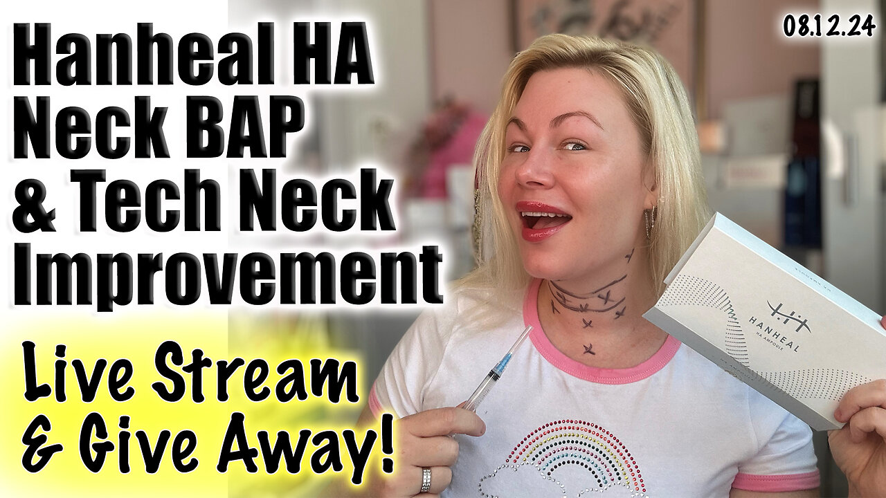 Live Hanheal HA Neck Bap and Tech Neck Corrections and GIVEAWAY! AceCosm, Code Jessica10