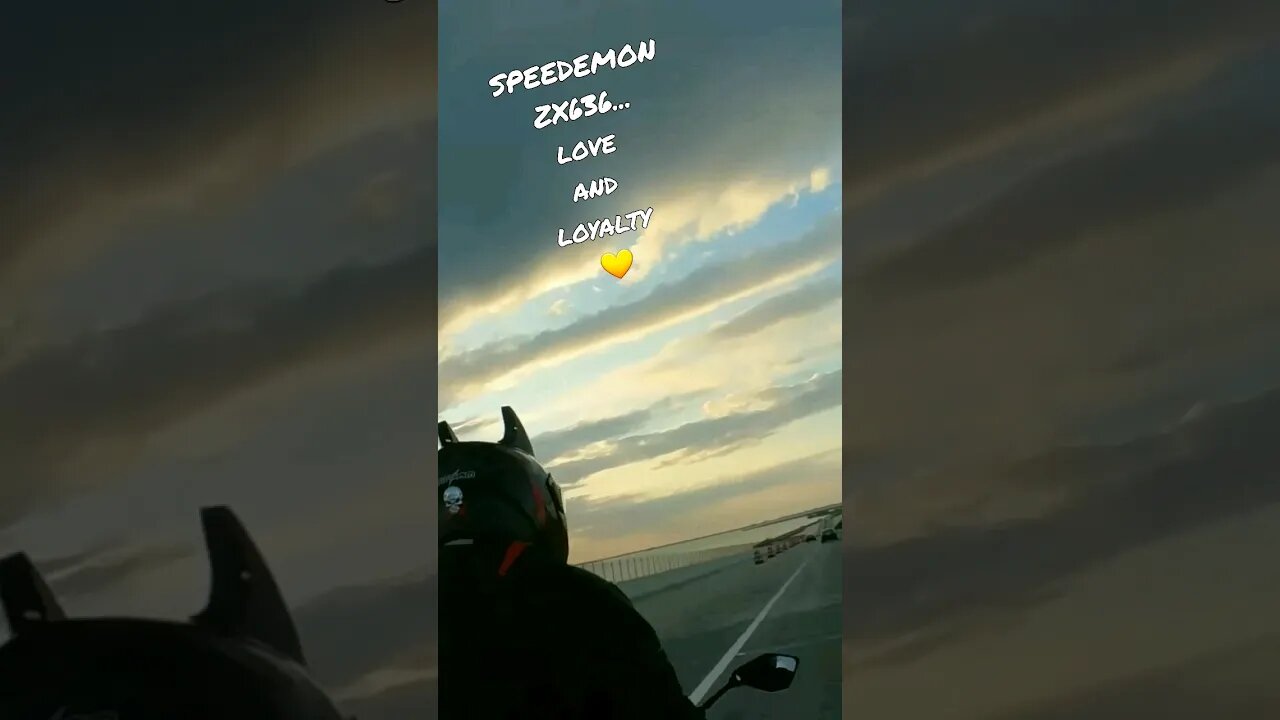 Deep Thoughts on Friday Ride at Dawn on My ZX-6R SpeedemonZX636 "Love and Loyalty..."