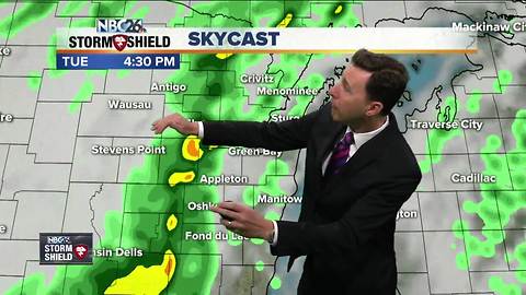 Michael Fish's NBC26 Storm Shield weather forecast