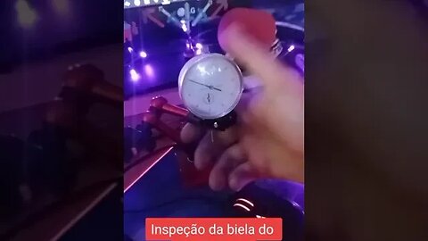 Inspeção da Folga da Biela - Virabrequim Moto Mono