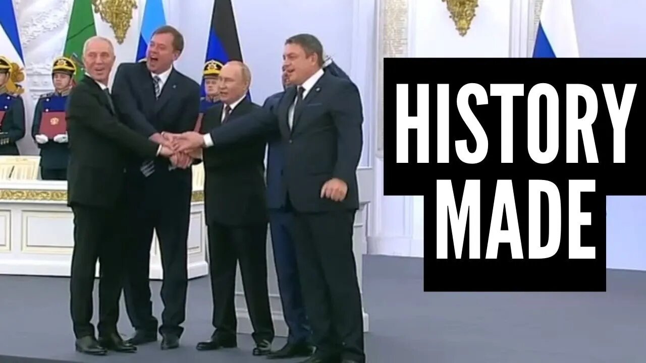 Putin's HISTORIC SPEECH - The Accession of The Donbass Regions To The Russian Federation.