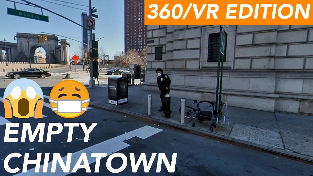 360° NEW YORK LOCKDOWN: Brooklyn Bridge and Chinatown