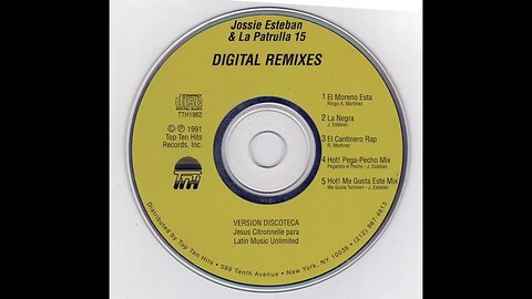 Jossie Esteban y La Patrulla 15 - Hot! Me Gusta Este Mix (1991)