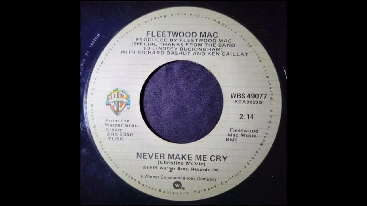 Fleetwood Mac - Never Make Me Cry