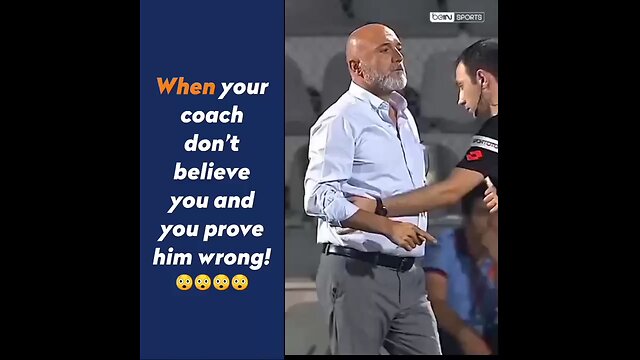 His Coach didn't believe in him but he proved him Wrong😔