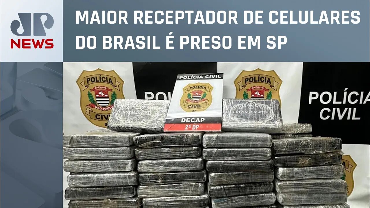 Polícia de SP apreende mais de 100 kg de cocaína na região central de São Paulo