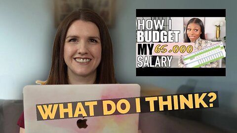 MONEY COACH REACTS: "HOW I BUDGET MY £65,000 SALARY A YEAR, A MONTH AND MORE!" @The_Break